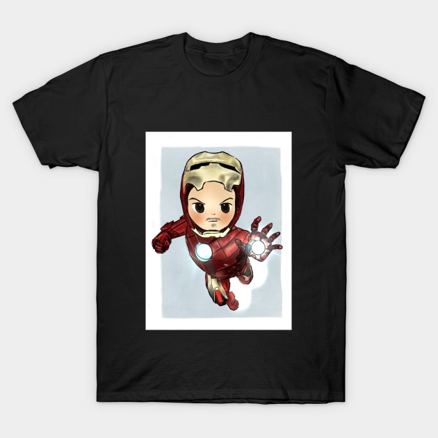 Iron Man chibi T-Shirt by LEYUNART